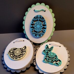 3er Set Osterschmuck